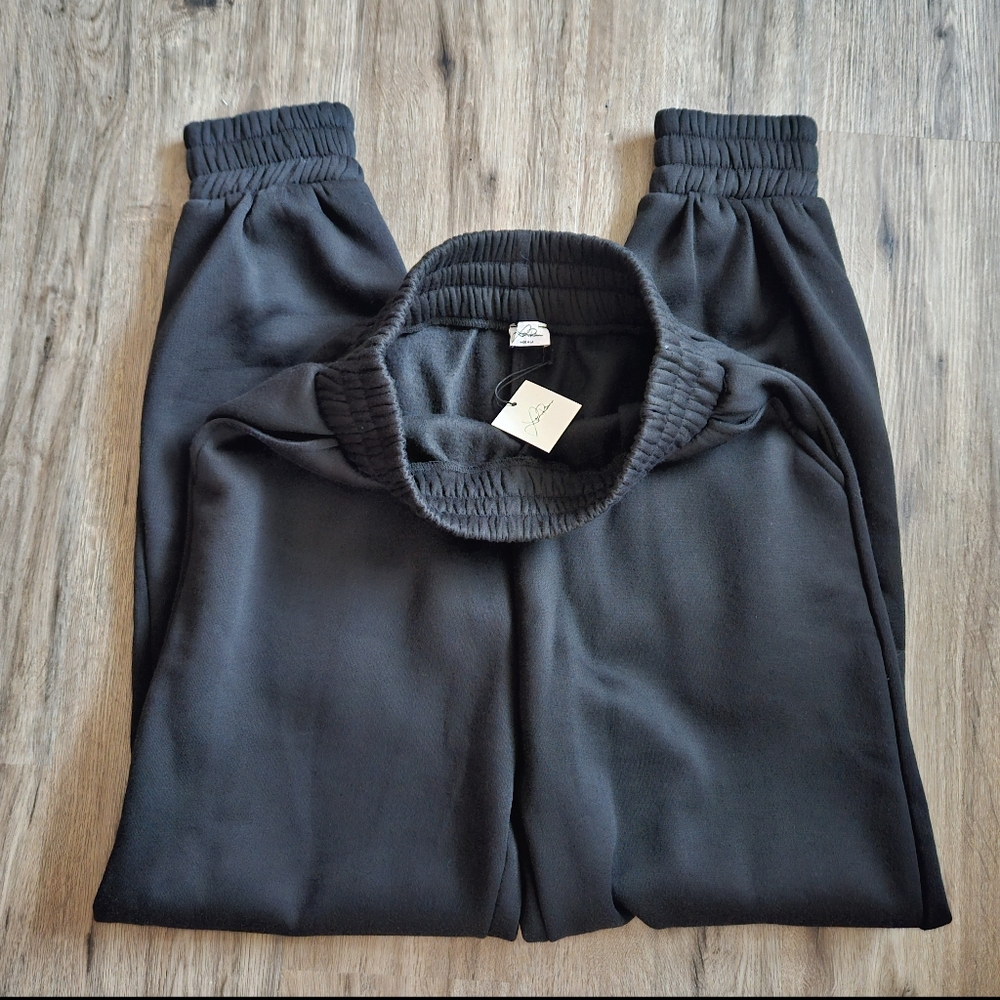 Laina Rauma Take off teddy black sweat pants